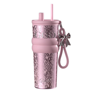 2025吸管不锈钢保温杯大容量学生女新款咖啡杯高颜值送礼生日礼物