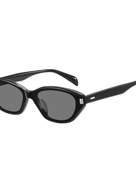 猫猫镜复古飘面墨镜猫眼偏光时尚