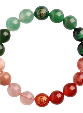 天然多宝石手链聚宝盆平衡手珠