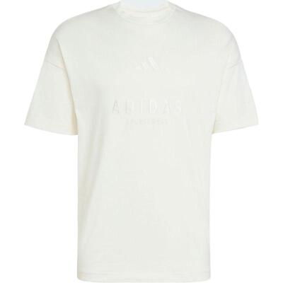 滔搏adidas阿迪达斯男子刺绣运动休闲短袖T恤JL6552
