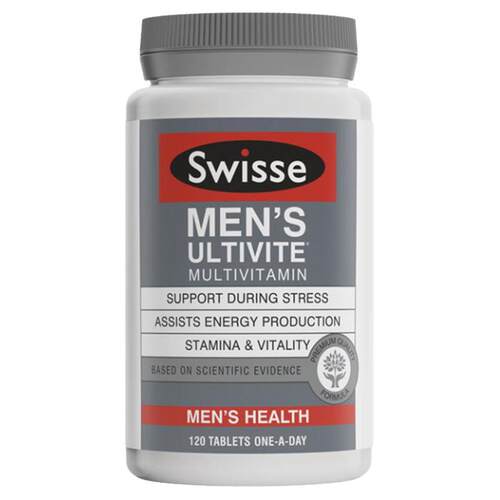 澳洲进口Swisse男性用活力综合女性复合维生素维他命C和B族120粒