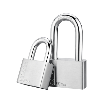 304不锈钢挂锁通开锁头防水防盗