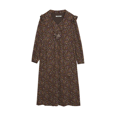 韩版A型聚酯纤维碎花系带领