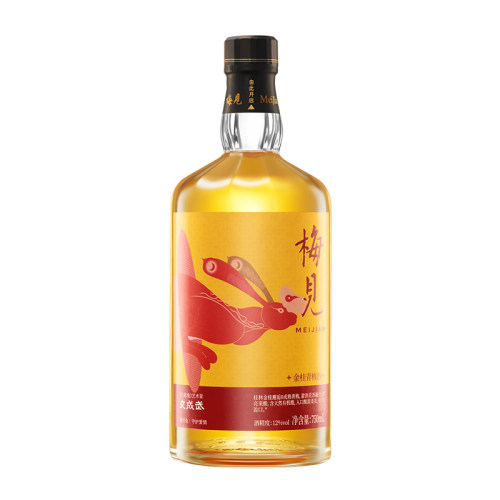 梅见金桂风味青梅酒12度750ml微醺聚餐甜酒桂花酒梅子酒中秋赠礼