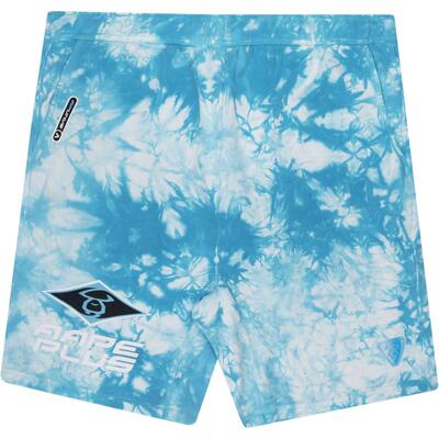 aape撞色字母印花扎染休闲短裤