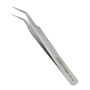 不锈钢镊子防静电高精密摄子特尖加长弯聂子燕窝医用镊子手机维修