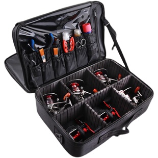 渔轮收纳包路亚轮纺车轮便携渔具包钓鱼配件多功能包工具包钓鱼包