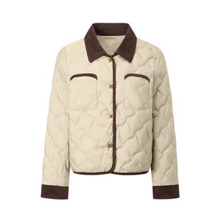 千仞岗CHERICOM羽绒服爆款秋冬保暖小香风时尚短款羽绒衣Y309038Y