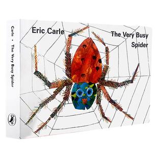 英文原版 Eric Carle The Very Busy Spider 好忙的小蜘蛛 吴敏兰书单第77本 常青藤爸爸推荐 廖彩杏书单