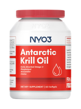 【自营】NYO3纯南极磷虾油软胶囊保健omega3中老年心血管60粒进口