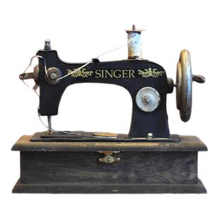 老式缝纫机模型摆件复古7080年代怀旧老物件服装店五六十仿古做旧