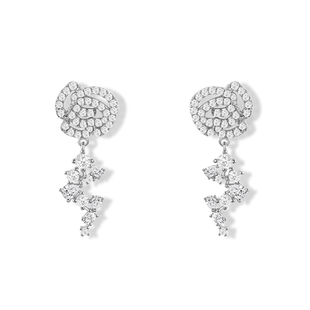 AVRAI【绕花系列】小众设计感轻奢绕花耳钉女生日礼物情人节礼物