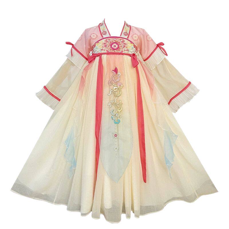 女童汉服秋季唐装儿童古装公主裙