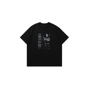 VMCL中古骑士元素印花索罗娜凉感宽松短袖T恤男女26SS vermicelli