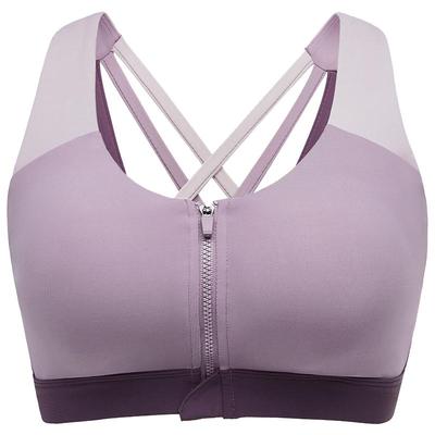 hsia遐前拉链运动文胸高强度健身