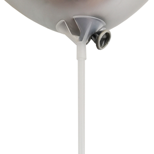 加硬气球托杆透明草莓水果花束配件管子拖头手持棍子托棒场景装饰