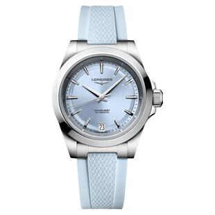 Longines浪琴官方正品康卡斯系列悦动机械女表瑞士手表彩盘