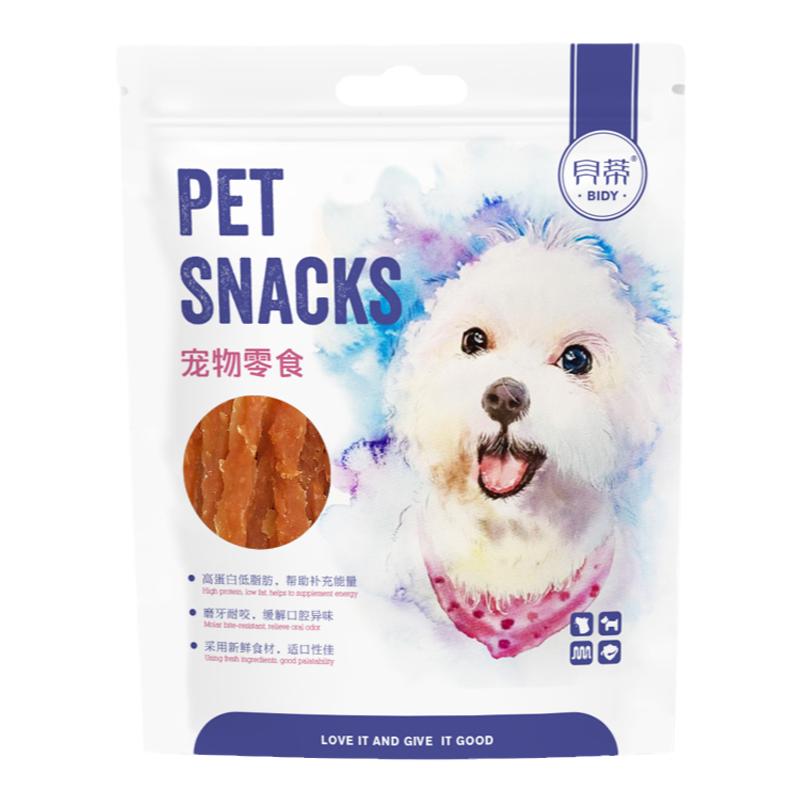 狗狗零食鸡胸肉拧丝400g宠物零食泰迪小型犬幼犬磨牙棒鸡肉干肉条
