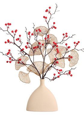 发财果花瓶摆件乔迁之喜装饰品