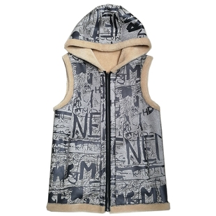 冬季保暖宽松大码胖子羊毛颗粒男外套羊剪绒马甲断码亏本清仓处理