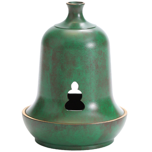 纯铜钟鼎檀香炉室内盘香炉中式仿古香薰炉家用茶道沉香熏香炉摆件