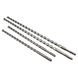 加长冲击电锤钻头穿墙两坑两槽圆柄四坑方柄混凝土水泥墙壁打孔钻