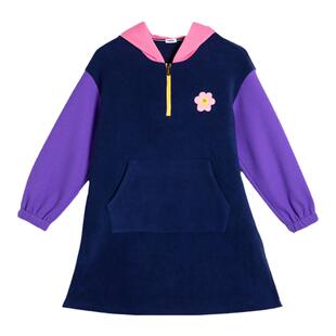 清仓款】女大童长裙子秋加肥加大童装宽松大码胖女童加绒连衣裙冬