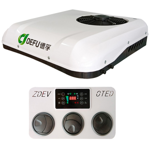 48v60v72v电动三四轮车专用顶置12v24v轻卡驻车空调制冷暖一体机