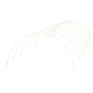 种菜防虫网小拱棚支架拱杆玻璃纤维棒塑料温室农用蔬菜大棚骨架