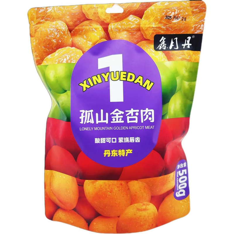 鑫月丹果脯孤山金杏肉500g袋装