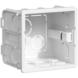 加深接线盒86型暗装底盒预埋过线盒pvc下线盒墙壁插座开关盒家用