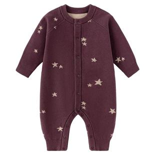【清仓】babylove婴儿针织连体衣秋冬毛线哈衣爬服宝宝纯棉毛衣