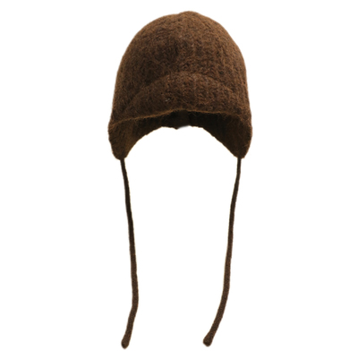 韩系简约保暖百搭毛线帽女