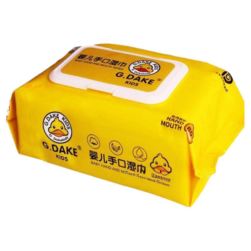 小黄鸭湿巾家庭装婴儿手口湿巾