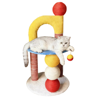 元気喵丨多巴胺家用猫爬架小户型不占地猫爬架跳台猫自嗨解闷玩具