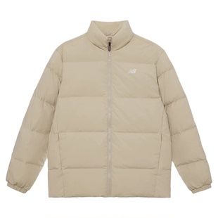NewBalance2025NB立领面包服短款羽绒服卡其色AMJ44302