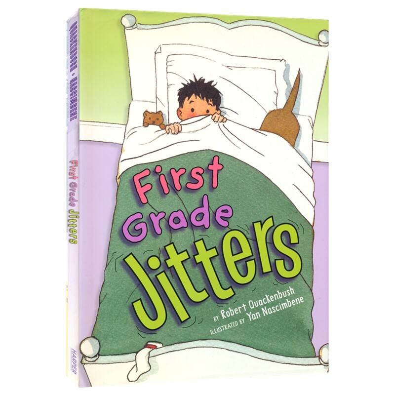 First Grade Jitters 一年级的小紧张 故事绘本 缓解入学焦虑 亲子读物 图画书 英文原版进口儿童图书