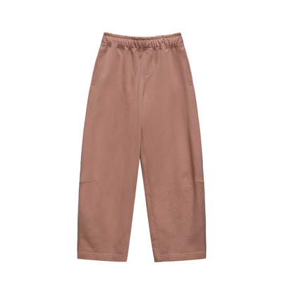 松紧腰卫裤慵懒风休闲裤弯刀裤女