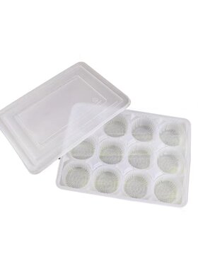 一次性烧麦速冻12格食品级打包盒