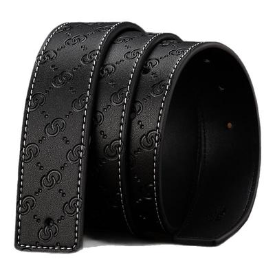 男士皮带不带头真皮3.8牛皮裤带