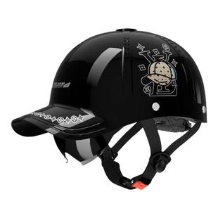 3C认证鸭舌帽头盔女士防晒夏季不压头发2026新款帽子瓢盔棒球帽男