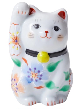 招福猫摆件九谷烧招财猫开运开业