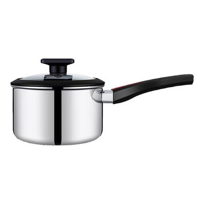 Amos/亚摩斯AS-NG16T1纯钛奶锅家用煎煮汤泡面婴儿辅食锅炉灶通用