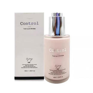 二奶霜水蜜桃妆前乳隔离韩国专柜control素颜霜保湿水光肌粉底液