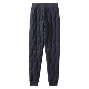 冬季气凝胶线裤衬裤加绒加厚打底裤纯色蓄热自发热男士大码保暖裤