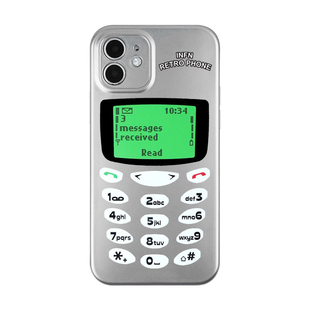 复古金属电话17手机壳16promax适用于苹果15复古电镀软壳14时尚17promax拟物iphone16pro个性13直边15pro艺术