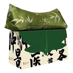 天然艾草三角护颈枕多功能颈椎枕腰靠居家养生节日送礼非遗手工