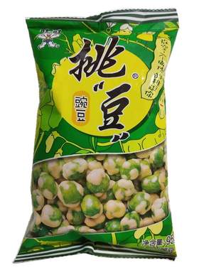 旺旺95g挑逗小零食碗豆坚果炒货