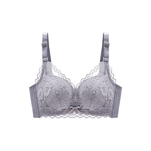 都市丽人内衣女小胸聚拢显大调整型无钢圈收副乳防下垂蕾丝文胸罩