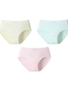 【7A级抗菌】安奈儿童装女童内裤三角裤三件装2026春新款JG617090